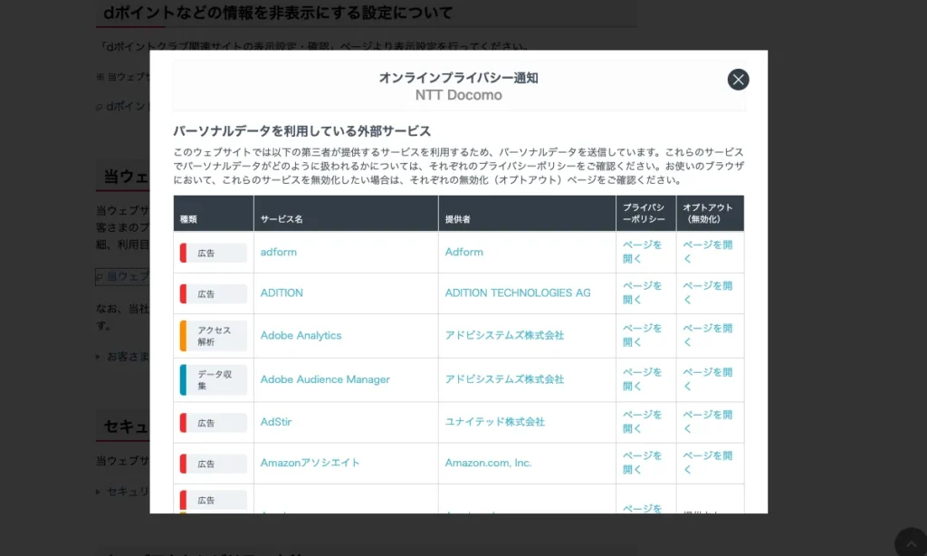 NTTドコモのプライバシー対応を自動化。大規模なコーポレートサイトでのプライバシー対応コストが大幅に削減されました